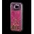 Чохол для Samsung Galaxy A7 2017 (A720) блискітки вода рожевий 548130