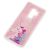 Чохол для Samsung Galaxy S9+ (G965) Блиск вода світло-рожевий "єдиноріг" 555862