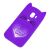 3D чохол для Samsung Galaxy J2 2018 (J250) кіт з блискітками фіолетовий 557505