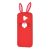 3D чохол для Samsung J6+ 2018 (J610) заєць"ушки" червоний 559271