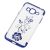 Чохол для Samsung Galaxy J3 2016 (J310) kingxbar diamond flower синій 559438