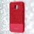 Чохол для Samsung Galaxy J2 2018 (J250) Leather + Shining червоний 561779