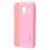 Чохол для Samsung Galaxy J2 2018 (J250) Label Case Leather + Perfo рожевий 561764