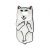3D чохол Cat Fakk для Samsung Galaxy S6 (G920) білий 588551
