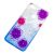 Чохол для Xiaomi Mi 8 Lite Glamour ambre фіолетові "квіти" 598781