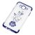 Чохол для Samsung Galaxy J7 (J700) kingxbar diamond flower синій 604305