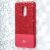 Чохол для Xiaomi Redmi 5 Leather + Shining червоний 605260