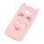 3D чохол для Samsung Galaxy J3 2016 (J320) кіт з блискітками тепло-рожевий 619933