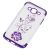 Чохол для Samsung Galaxy J5 (J500) kingxbar diamond flower фіолетовий 620165