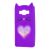 3D чохол для Samsung Galaxy J7 (J700) / J7 Neo кіт з блискітками фіолетовий 623038