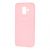 Чохол для Samsung Galaxy A6 2018 (A600) Silicone Full світло-рожевий 624548