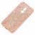Чохол для Meizu M6T Shining sparkles з блискітками рожево-золотистий 624784