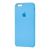 Чохол silicone case для iPhone 6 Plus блакитний 638398