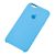 Чохол silicone case для iPhone 6 Plus блакитний 638399