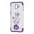 Чохол для Samsung Galaxy J6+ 2018 (J610) kingxbar diamond flower фіолетовий 639033