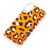 Чохол Neon пісок для iPhone X / Xs помаранчевий "леопард" 660083