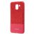 Чохол для Samsung Galaxy J6 2018 (J600) Leather + Shining червоний 667353