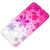 Чохол для Huawei P Smart Plus Glamour ambre рожевий "квіти" 677170