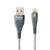 Кабель USB Hoco U32 Steel Braided Lightning 2.4A (1.2m) серый 686712