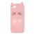 3D чохол для Huawei Y5 2018 кіт з блискітками тепло-рожевий 714123