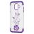 Чохол для Samsung Galaxy A6 2018 (A600) kingxbar diamond flower фіолетовий 719705