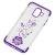 Чохол для Samsung Galaxy A6 2018 (A600) kingxbar diamond flower фіолетовий 719704