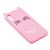 3D чохол для Samsung Galaxy A70 (A705) кіт з блискітками рожевий 737674