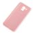 Чохол для Samsung Galaxy A8 2018 (A530) Silicone cover рожевий 748662
