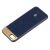 Чохол для Phone 7/8 Top-V еко-шкіра з металевою вставкою синій 75355