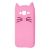 3D чохол для Samsung Galaxy J3 2016 (J320) кіт тепло-рожевий (cotton candy) 754260