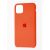 Чохол silicone для iPhone 11 Pro Max case apricot 779678
