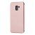 Чохол книжка Premium для Samsung Galaxy A8+ 2018 (A730) рожево-золотистий 781677