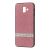 Чохол для Samsung Galaxy J6+ 2018 (J610) Swarovski (смуга) рожевий 808801