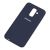 Чохол для Samsung Galaxy A6+ 2018 (A605) Silicone Full темно синій 812428