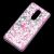 Чохол для Meizu M8 Lite Блискучі вода рожевий "рожеві квіти" 821008