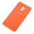 Чохол для Samsung Galaxy A8 2018 (A530) Silicone cover оранжевий 825155