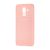 Чохол для Samsung Galaxy A6+ 2018 (A605) Silicone cover рожевий 858043