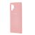Чохол Samsung Galaxy Note 10+ (N975) Silky Soft Touch "світло-рожевий" 860933
