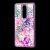 Чохол для Meizu M8 Note Блискучі вода рожевий "рожево-фіолетові квіти" 871515