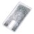 Чохол для Meizu M8 Note Блискки вода срібляста "Love" 884099