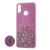 Чохол для Huawei P Smart Plus блискітки + popsocket "рожевий" 917765