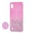 Чохол для Samsung Galaxy A10 (A105) блискітки + popsocket "світло-рожевий" 930242