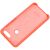 Чохол для Xiaomi Mi 8 Lite Silky Soft Touch "помаранчевий" 938296