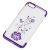 Чохол для Huawei Y5 2018 kingxbar diamond flower фіолетовий 958273