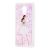 Чохол для Meizu M6s Блискучі вода світло-рожевий "дівчина в білій сукні" 990138