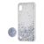 Чохол для Samsung Galaxy A10 (A105) блискітки + popsocket "білий" 991109
