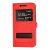 Чохол книжка Samsung Galaxy J7 (J700) Rock з двома вікнами червоний 996555