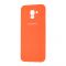 Чохол для Samsung Galaxy A8+ 2018 (A730) Silicone cover помаранчевий