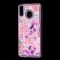 Чохол для Samsung Galaxy M20 (M205) Блиск вода рожевий "рожево-фіолетові квіти"