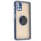 Чохол для Samsung Galaxy M51 (M515) LikGus Edging Ring синій